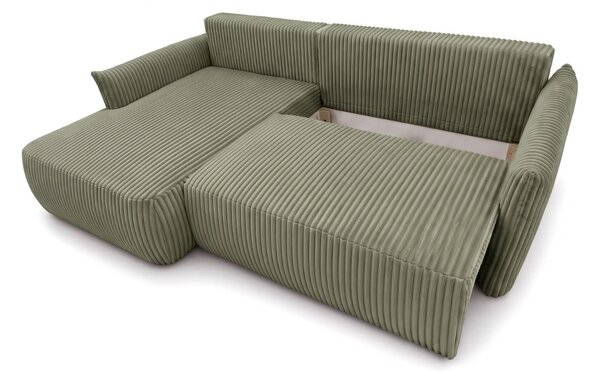 Rozkladacia rohová sedacia súprava MELIO - Tilia