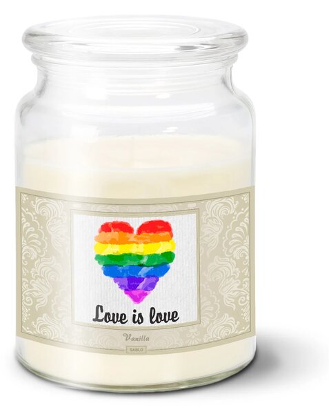 Sablio Sviečka Love is Love - 500 g