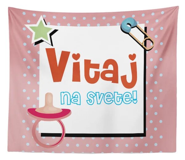 Sablio Deka Vitaj na svete 3: 150x120 cm