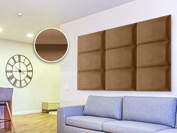 NovýNábytok.sk Čalúnený panel Soundless 40x30 cm (hnedá). Akcia -11%. Vlastná spoľahlivá doprava až k Vám domov. 1068514