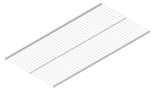 Drôtená polica pre ELEMENT SYSTEM, 800 x 400 mm, biela
