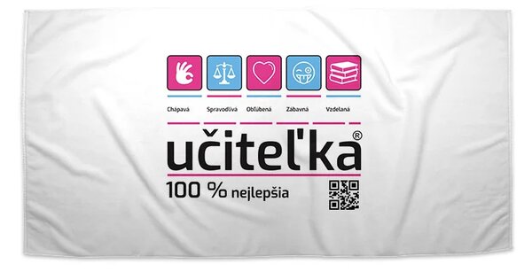 Sablio Uterák Učiteľka - 30x50 cm