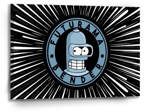 Sablio Obraz Futurama Bender Vesmír - 90x60 cm