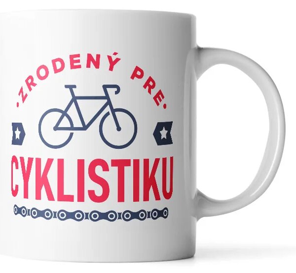 Sablio Hrnček Zrodený pre cyklistiku - 330 ml - standard