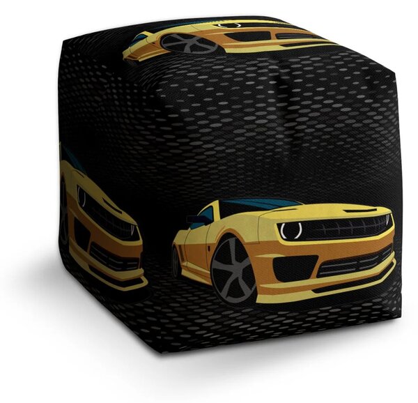 Sablio Taburet Cube Chevrolet Camaro Bodky - 40x40x40 cm