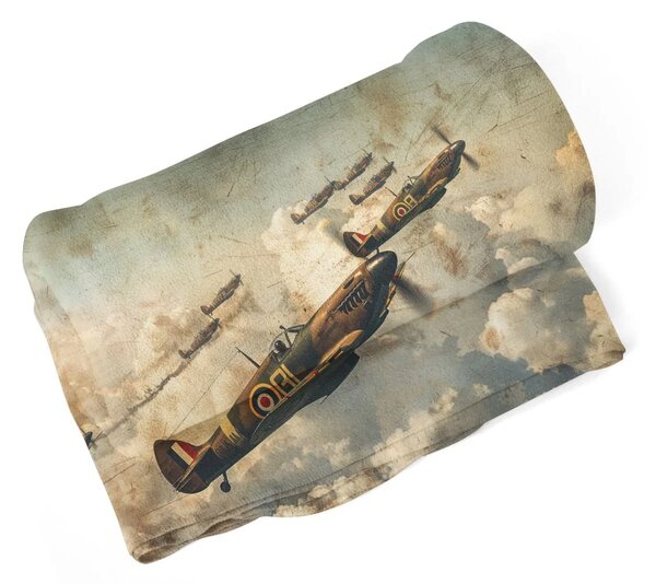 Sablio Deka Stíhačky Spitfire v leteckej bitke - 150x120 cm