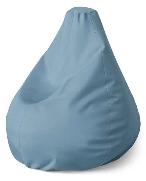 Sablio Sedací vak Pear Šedomodrá - 70 x 95 x 15 cm