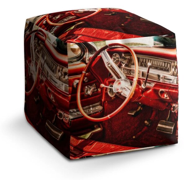 Sablio Taburet Interiér automobilu - 40x40x40 cm