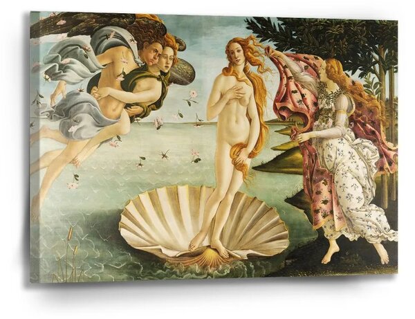 Sablio Obraz Zrodenie Venuše - Sandro Botticelli - 90x60 cm