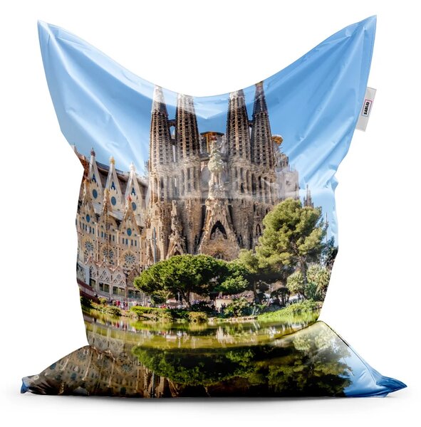 Sablio Sedací vak Classic Barcelona Sagrada Familia - 150x100 cm