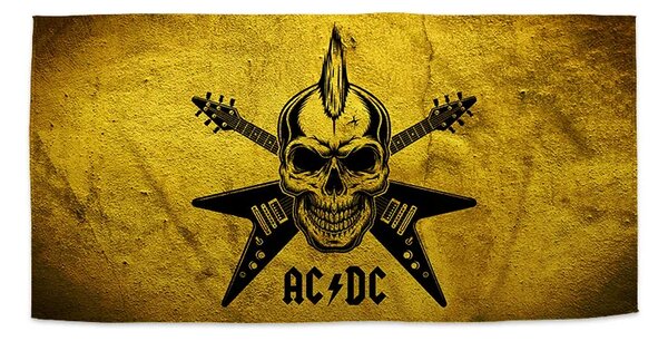 Sablio Uterák ACDC Lebka - 30x50 cm