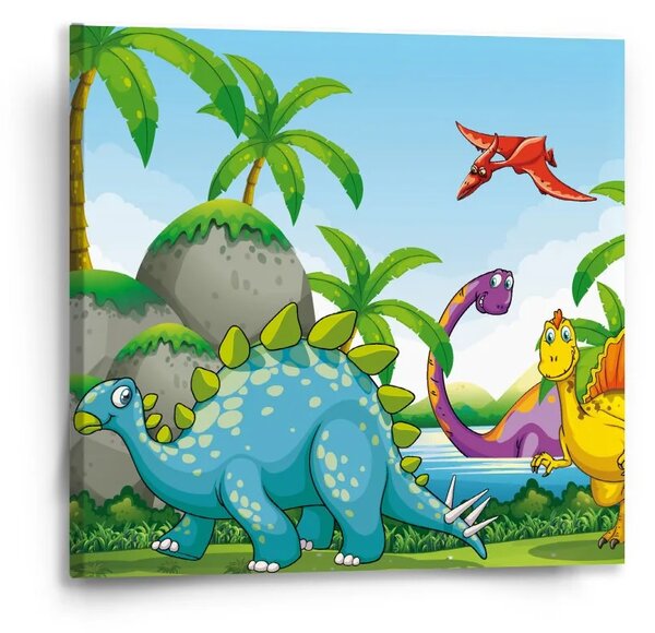 Sablio Obraz Dinosauri 3 - 50x50 cm