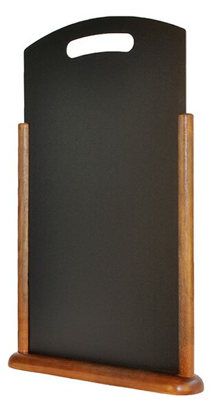 Stolná tabulka Securit HANDLE s popisovateľným povrchom 30x50cm, lakovaný, Dark Brown