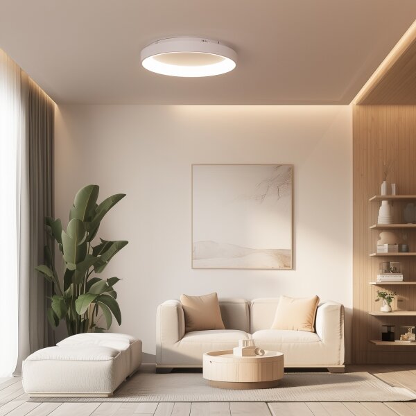 Brilagi - LED stmievateľné stropné svietidlo FALCON II LED/99W/230V pr. 60 cm biele + DO