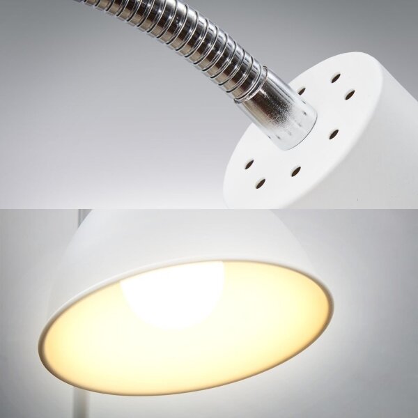 Stojacia lampa 1xE27/25W/230V biela