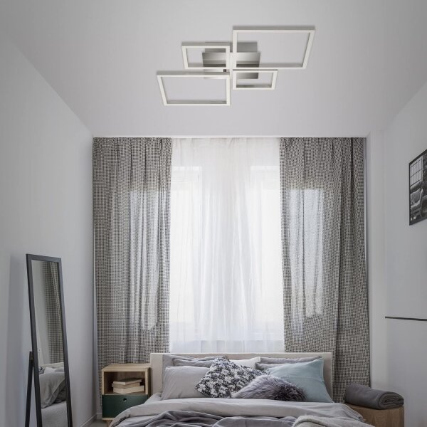LED Stmievateľné stropné svietidlo LED/42W/230V 3000K matný chróm