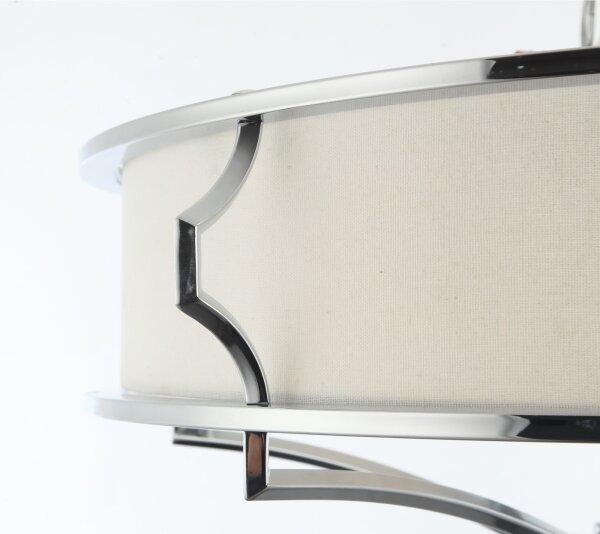 Open Design OR84412-Stropné svietidlo STESSO 4xE27/12W/230V pr. 65cm l. chróm/biela