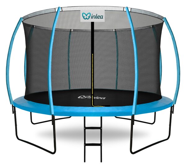 INLEA ULTIMATE Jump Trampolína 366 cm s vnútornou ochrannou sieťou - svetlomodrá
