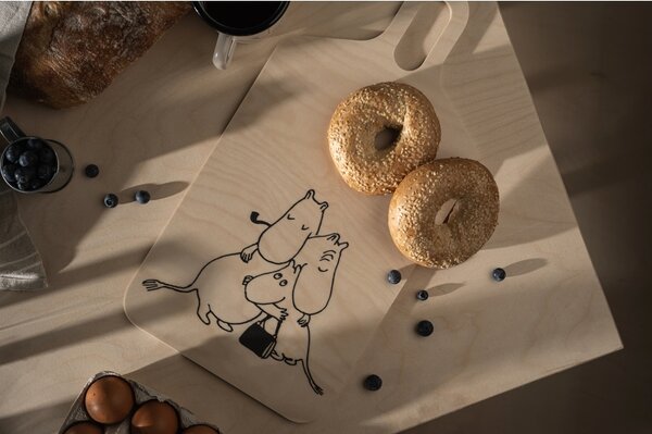 Muurla Doska Moomin 23x44cm / 80. výročie