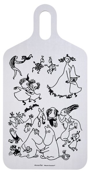 Muurla Doska Moomin 23x44cm / 80. výročie