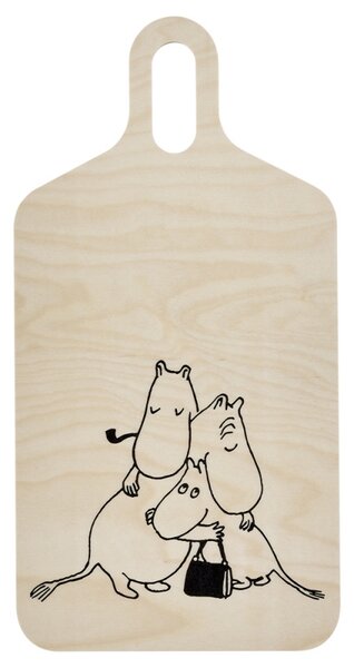 Muurla Doska Moomin 23x44cm / 80. výročie