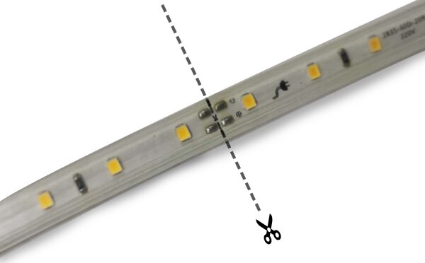 Aigostar - LED pás LED/350W/230V 50m zelený IP65