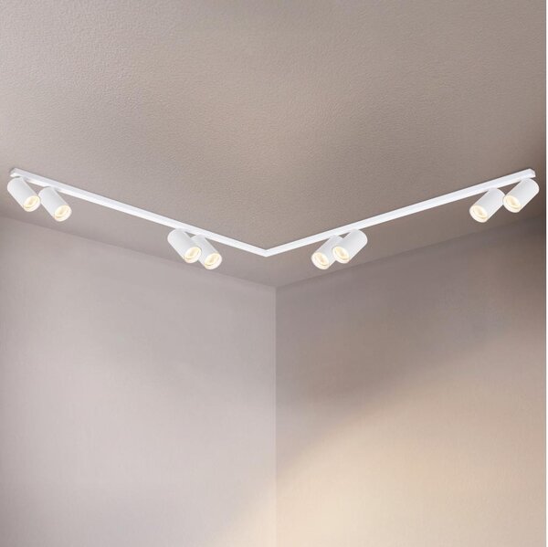 Brilagi - Bodové svietidlo SELE LONG 8xGU10/30W/230V biela