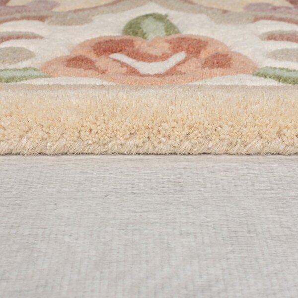 Béžový vlnený koberec Flair Rugs Aubusson, 75 × 150 cm
