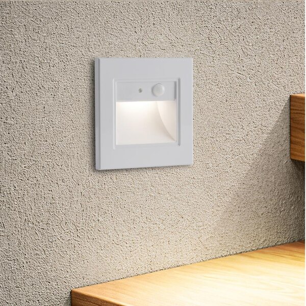 Brilagi - LED schodiskové svietidlo so senzorom STEP LIGHT LED/1,5W/230V IP44 biele