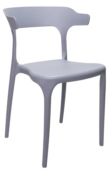 INLEA Jedálenská stolička 4 kusy DELANI - sivá