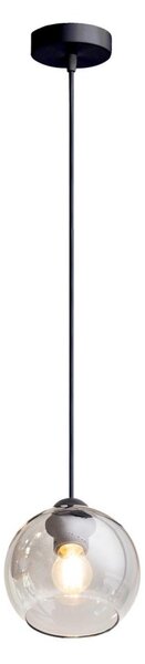 Luster na lanku LATIL 1xE27/60W/230V čierna