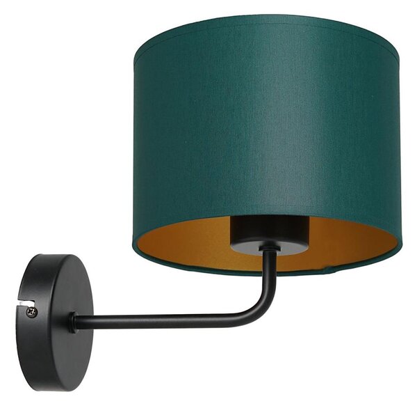 Nástenná lampa ARDEN 1xE27/60W/230V zelená/zlatá