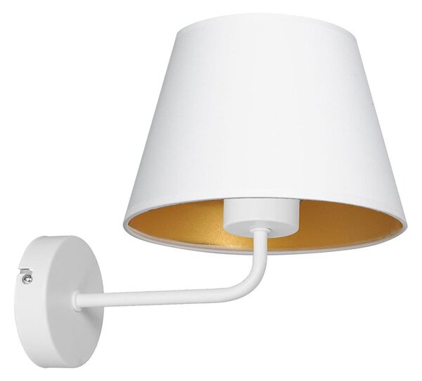 Nástenná lampa ARDEN 1xE27/60W/230V biela/zlatá