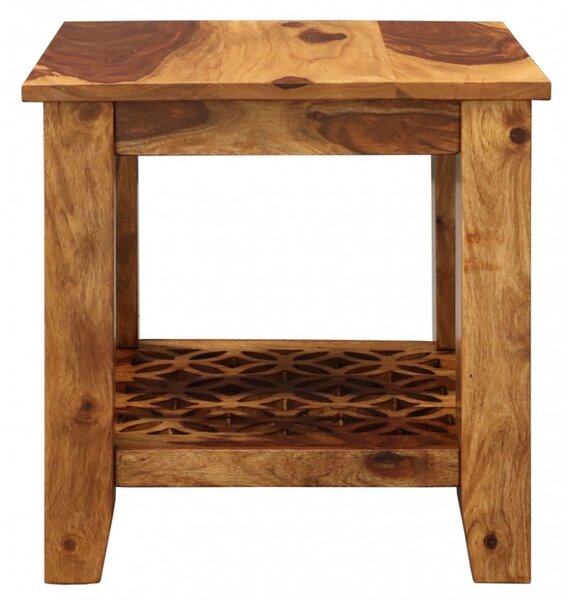 Odkladací stolík Mira 45x45x45 indický masív palisander