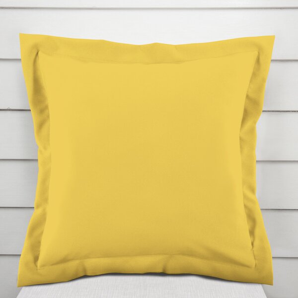 Biante Dekoračná obliečka na vankúš s lemom Rongo RG-090 Svetlo žltá 30 x 50 cm