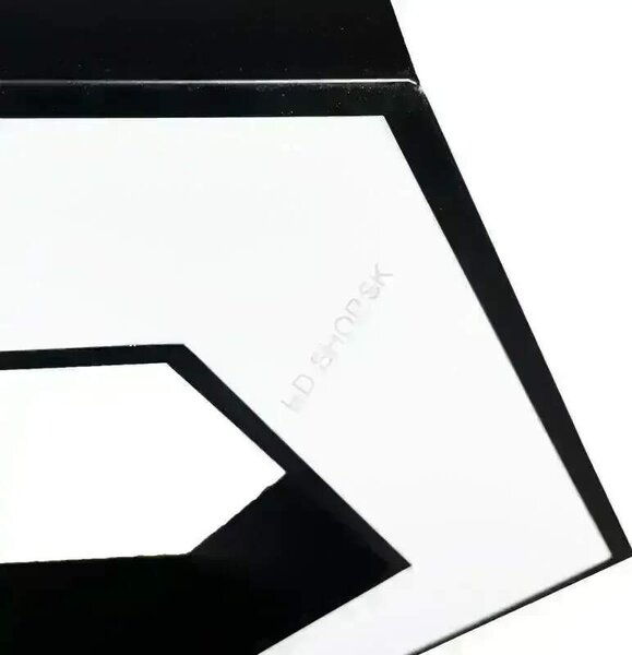 LED závesné svietidlo 60W 4000K čierne (LCL7624-H)
