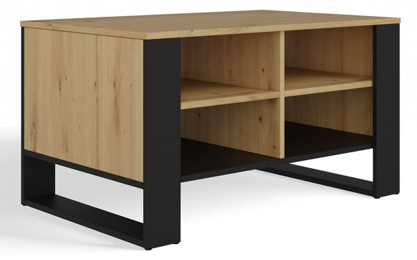 Konferenčný stolík MODERN 4P dub artisan + čierna