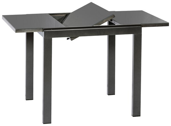 ZÁHRADNÝ STÔL, kov, sklo, 80-120/75,5/70 cm80-120/75,5/70 cm Gardenson - Online Only záhrada, Online Only
