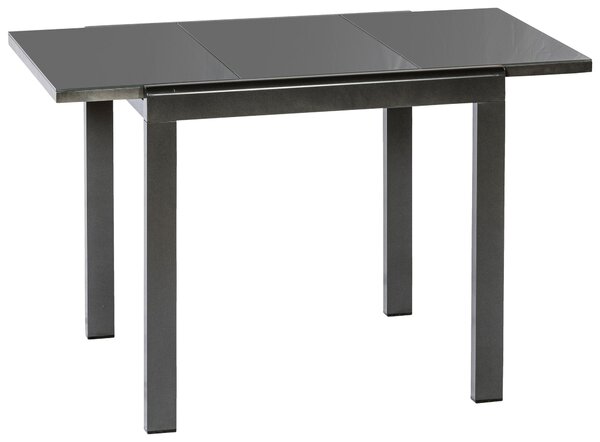 ZÁHRADNÝ STÔL, kov, sklo, 80-120/75,5/70 cm80-120/75,5/70 cm Gardenson - Online Only záhrada, Online Only