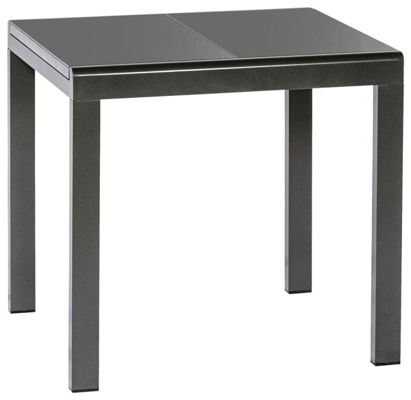ZÁHRADNÝ STÔL, kov, sklo, 80-120/75,5/70 cm80-120/75,5/70 cm Gardenson - Online Only záhrada, Online Only