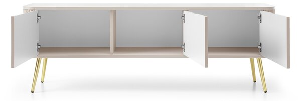 TV STOLIK BELLISSA KAŠMÍR + ZLATÉ NOŽIČKY 168 cm