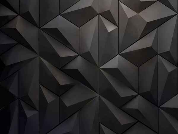 Tapety Čierne fazety, 3D fototapety, Fototapety 3d geometrické postavy, u79936 : Uwalls.sk