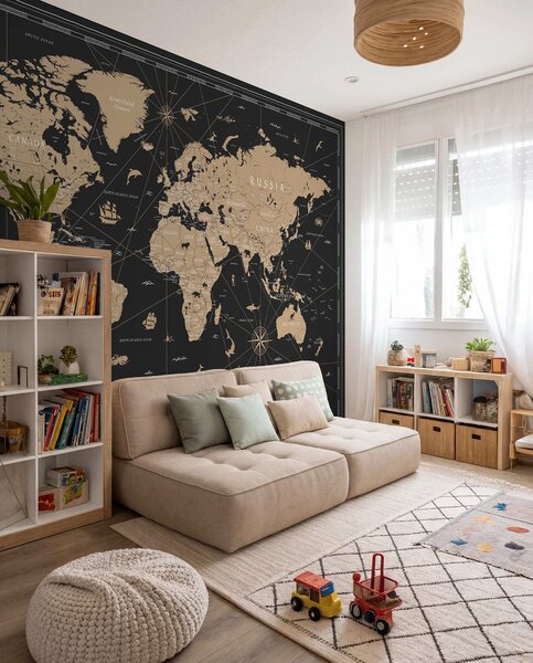 Tapety Mapa sveta po zotmení, Fototapety mapy sveta, u50401 : Uwalls.sk
