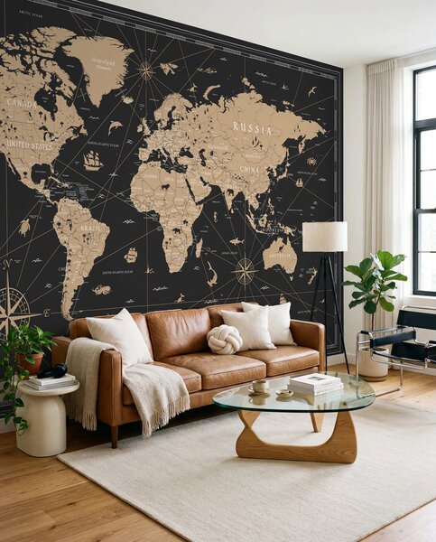 Tapety Mapa sveta po zotmení, Fototapety mapy sveta, u50401 : Uwalls.sk