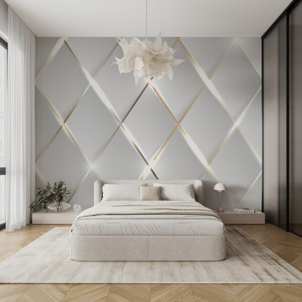 Tapety Žiarivé kosoštvorce, 3D fototapety, u06014 : Uwalls.sk