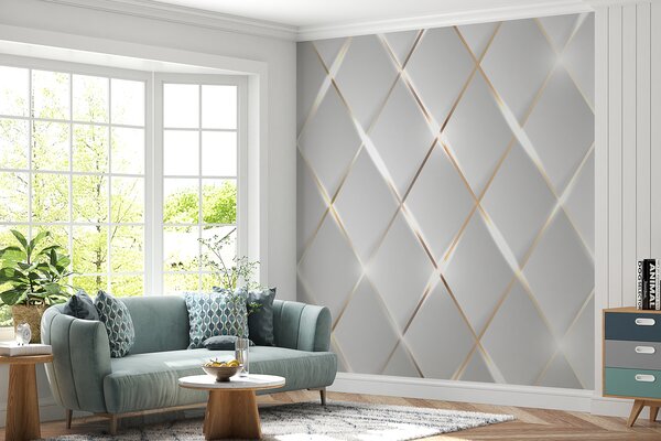 Tapety Žiarivé kosoštvorce, 3D fototapety, u06014 : Uwalls.sk