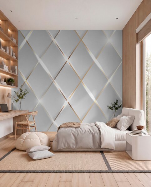 Tapety Žiarivé kosoštvorce, 3D fototapety, u06014 : Uwalls.sk