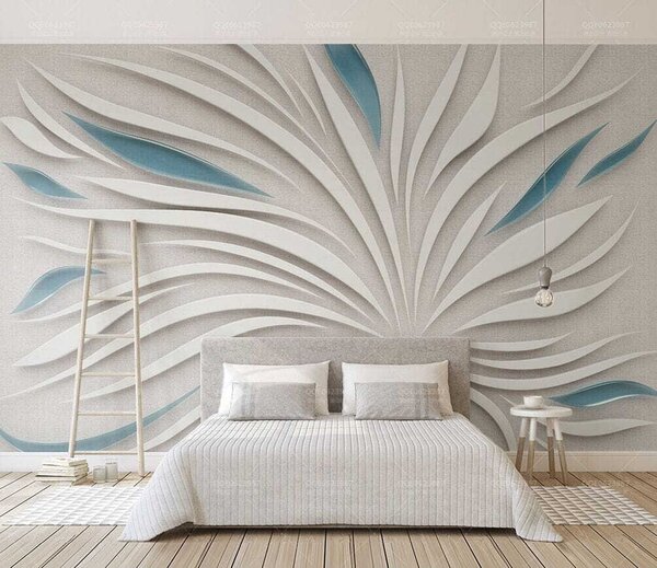 Tapety Abstraktný kvet na látke, 3D fototapety, u06452 : Uwalls.sk