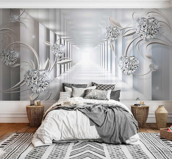 Tapety Diamantové srdce v tuneli, 3D fototapety, u07513 : Uwalls.sk