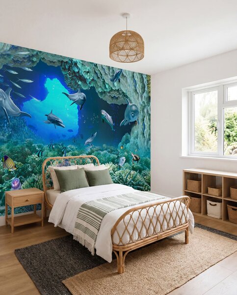 Tapety Koralová jaskyňa, Fototapety more, u19233 : Uwalls.sk